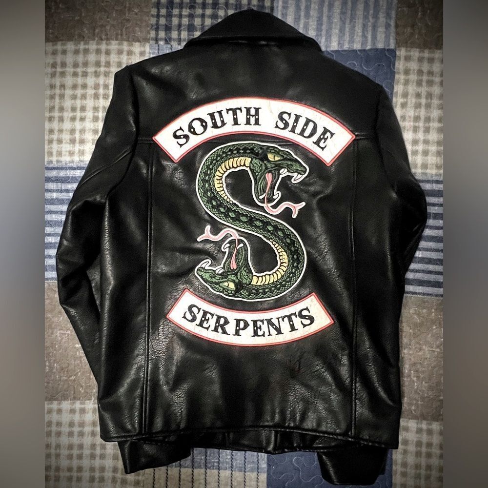 Riverdale South Side Serpents Black Leather Jacket